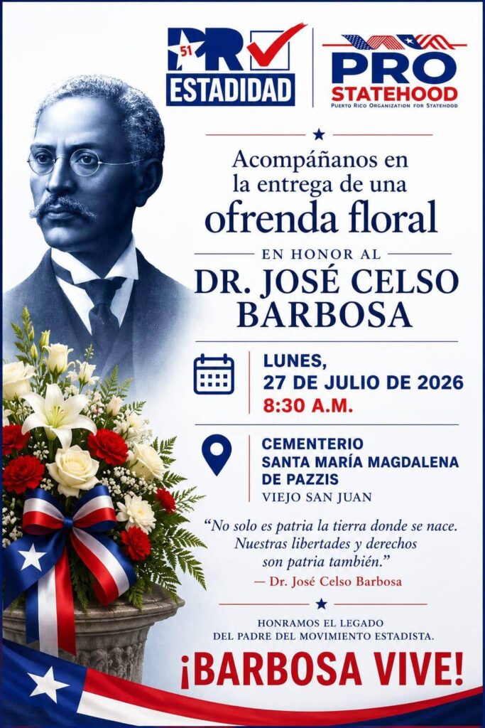 Ofrenda Floral en Honor al Dr. José Celso Barbosa